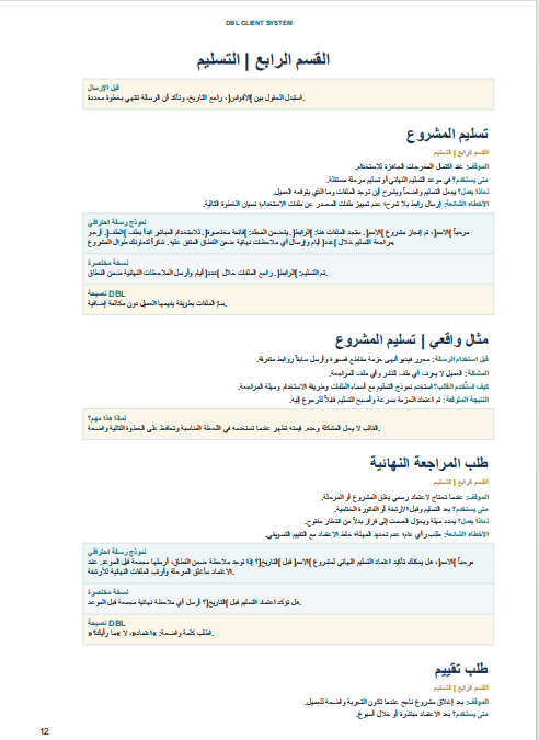 DBL Client Kit delivery section preview thumbnail
